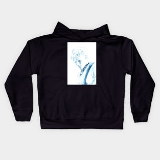 EXO Tao Watercolour Design by NiamhYoungArt Kids Hoodie